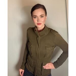 Madewell Hi-Line Utility Sweater Jacket Cardigan ~ Size M ~ Layering Essential!